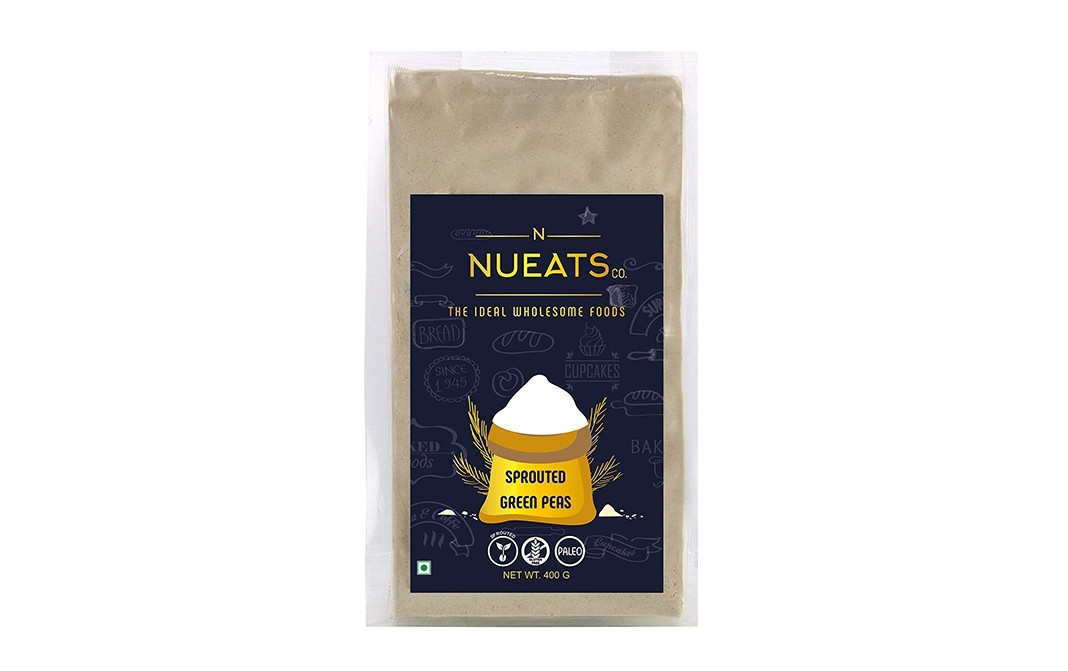 Nueats Co. Sprouted Green Peas    Pack  400 grams